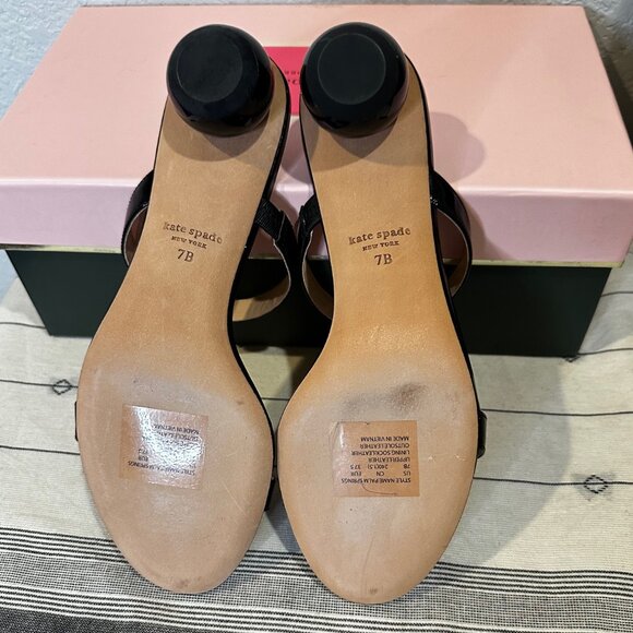 Kate Spade Palm Springs Sandals in Size 7, black - Picture 7 of 7